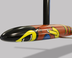 Emirates Team New Zealand, Buzzy Bee bulb is fitted to NZL84 in Valencia. 1/3/2007