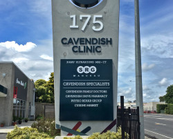 Cavendish Clinic roadside plinth