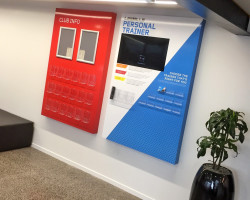 Les Mills POS club info boards