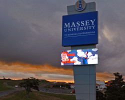 Massey University megastructure plinth