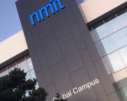 NMIT illuminated sign
