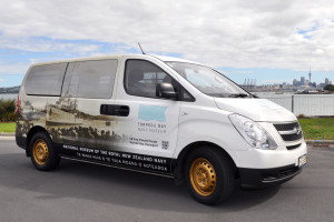 Torpedo Bay Navy Museum van