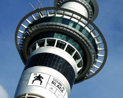 SkyTower stratospheric signage