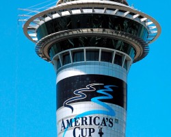 SkyTower stratospheric signage