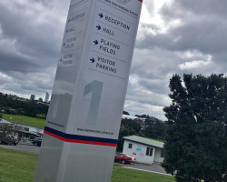 Belmont Intermediate plinth