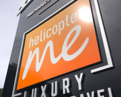 Helicopter Me roadside plinth