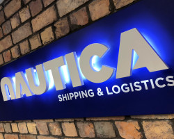 Nautica illuminated sign