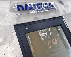Nautica building sign
