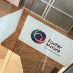 Foster Moore branded window wrapping