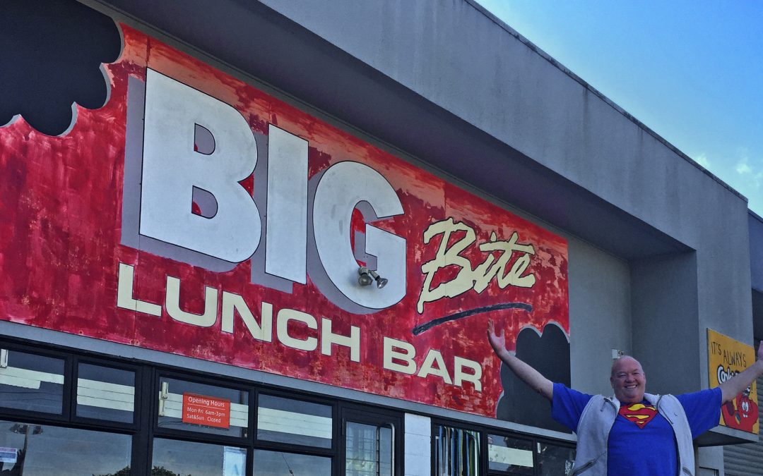 Big Bite sign – Standing the test of time