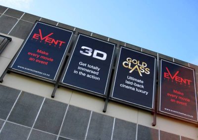 Event, 3D, and Gold Class billboards
