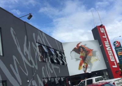 Digitally printed wall display for Les Mills - Unleash Yourself