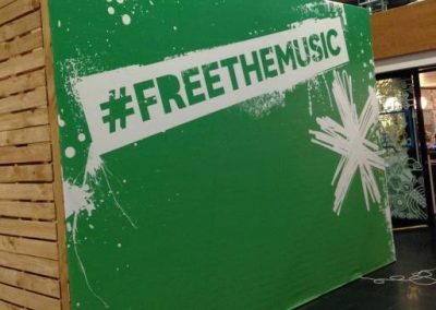 Free the music Spark branding
