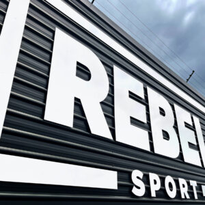Rebel Sport Building Signage