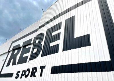 Rebel Sport Building Signage