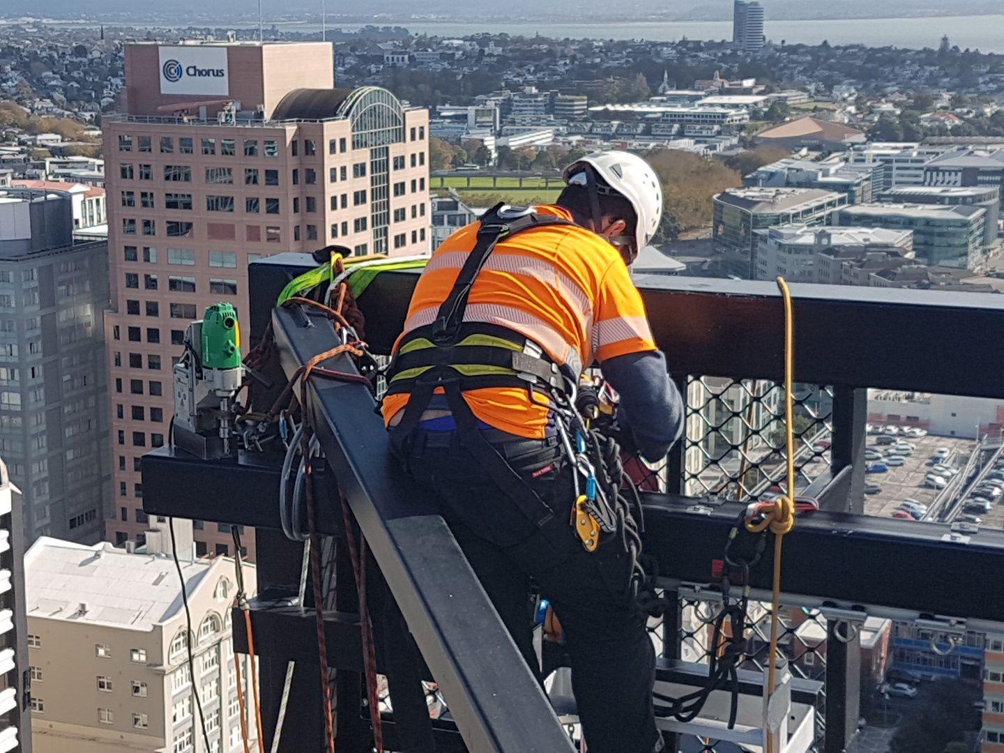 height access sign installation