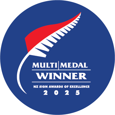 NZ Sign Display awards multi medal winner