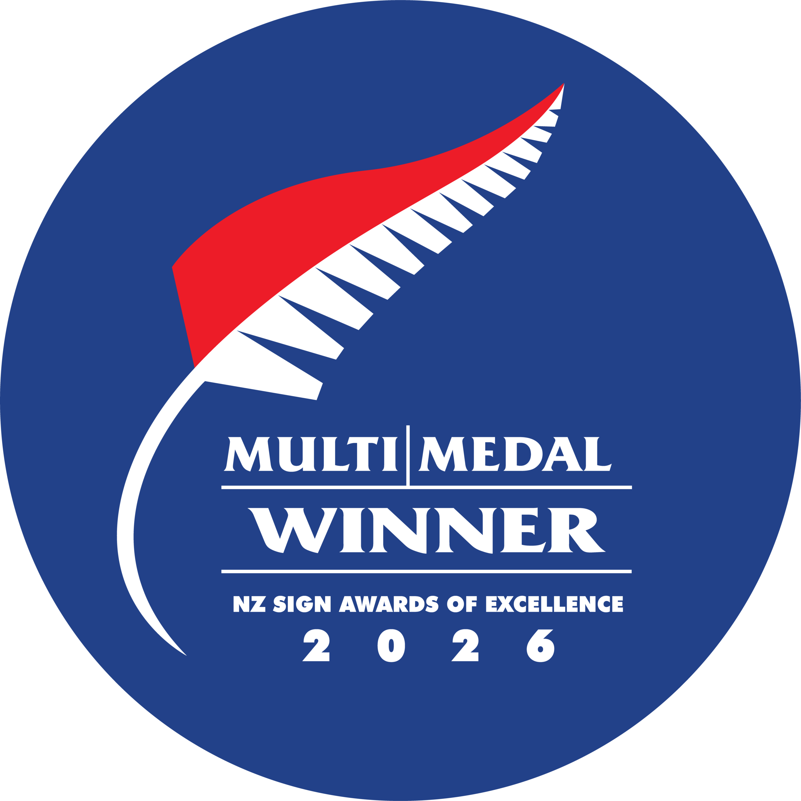 NZ Sign Display awards multi medal winner