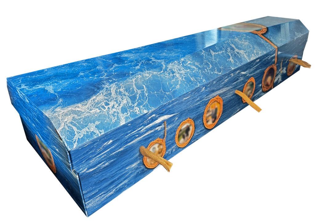 sea sailor coffin wrap
