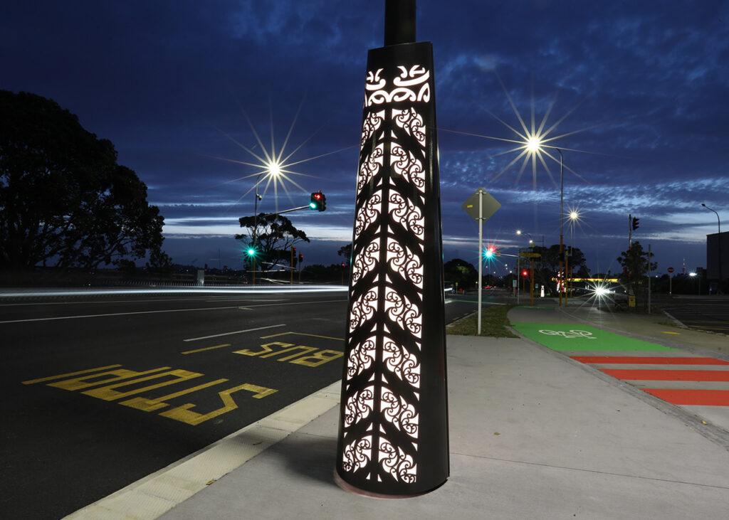 Ōrākei Illuminated lamppost shrouds